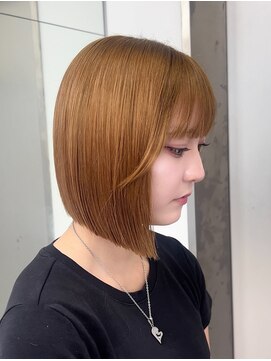 ビューナゴヤ 名駅(VIEW NAGOYA) 前髪カタログ/イメチェンスタイル／ウェーブパーマ/ミディ