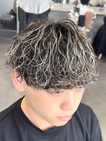 フィフスパーク(fifth PARK)&nbsp;渋谷メンズハイライトメンズメッシュマッシュウルフパーマ