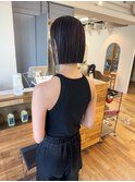 切りっぱなしボブ