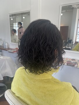 ヘアーアンドメイクアップモパ ボブパーマ