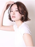 似合わせカットメルティカラーワンレンショートボブ0202