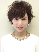 ロビー 表参道(ROBBY) ショートヘア/パーマ/ひし形シルエット/前髪あり/30代・40代