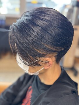 クレップスヘアーヒマワリ(CRE'PS HAIR HIMAWARI) ミルクティーベージュインナーハイトーンセンターパート
