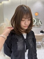 マイル 渋谷(mile)&nbsp;オリーブベージュ/レイヤーカット