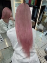 ラピス 渋谷本店(Lapis)&nbsp;ピンクカラー/レイヤーカット/髪質改善/エクステ/バイカルテ