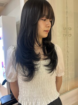 シエル 難波店(CIEL) 【ハッシュカット×アッシュグレー】#Kotona