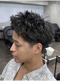 メンズスパイキーショートメンズパーマ