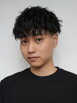 ログ(LOG) ツイストスパイラル メンズパーマ メンズマッシュ