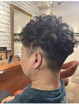 ヘアメイク フレンシア(hair make flencia)&nbsp;爽やか！刈り上げ強めパーマ【034スタイル】