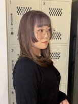 シェル(SHEL+L)&nbsp;暗髪履歴からハイトーンデザインカラーに！【HARUNA】