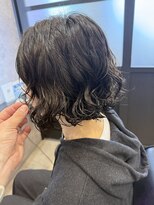 ピント 柏の葉キャンパス(Pint)&nbsp;ブラック×ミニボブパーマ