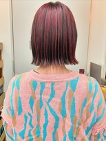 キューズ クラブ(cuz KLUB) アンブレラカラーレッドボブ