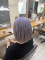 ラウル(Laulu) イメチェン/ピンクベージュ/アンブレラカラー/前髪/佐倉