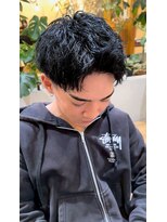 リアン(Lien)&nbsp;アップバングメンズショートスタイル/2ブロック/韓国風