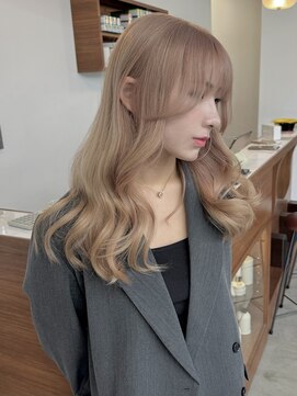 リヴ オオサカ(LIV OSAKA) ミルクティーベージュ/ダブルカラー/ブリーチ1回/大阪梅田