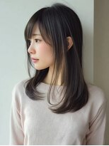 ロディーナ 大口 新子安(rodina)&nbsp;イメチェン/ピンクベージュ/アンブレラカラー/前髪/大口子安白楽