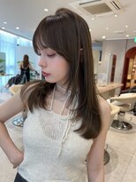 ジーナ 月島(Zina)&nbsp;髪質改善＊レイヤーミディアムヘア＊【Zina月島】
