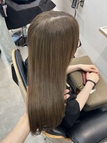トト 船橋店(toto.)&nbsp;◇細めハイライトカラーフェイスフレーミングくすみベージュ