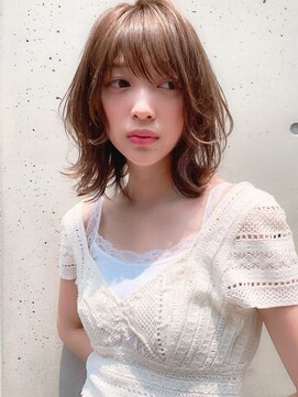 シー バイ ロンド 新宿(Sea by Lond) 【佐藤健太郎】大人かわいいブランジュ外ハネ小顔ミディアム