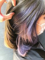 ビヨンドイー(beyond E)&nbsp;ホワイトラベンダー×インナーカラー