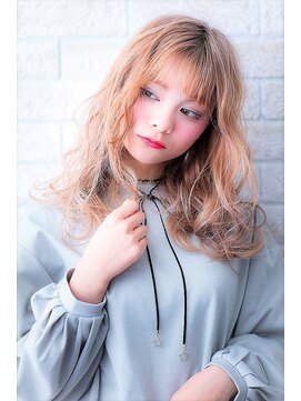 ソア 武蔵小杉(SOAR) ハイトーンカラーココアブラウンロングレイヤー抜け感ヘア