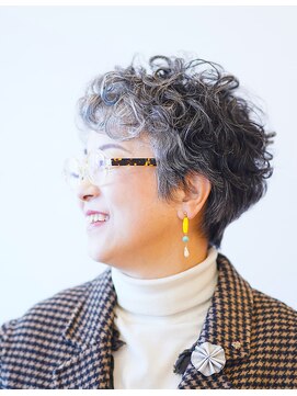 えがお美容室 【えがお美容室】50代60代にオススメ☆メリハリショートパーマ