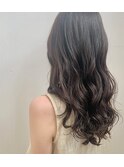 ゆるふわカールアッシュグレー