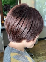 フレンズ 環状通東店(friend's)&nbsp;ピンクバイオレットで洒落大人ショート