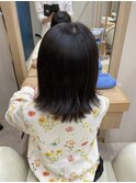 オシャレキッズ☆お子さんもお手入れらくらくパツっとボブ☆