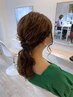 【ヘアセット＆フルメイク】土日祝日8時～11時 ￥9200◆結婚式二次会に
