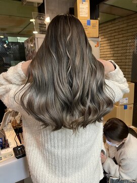 ラフ(LAFF) #黒髪#ボブルフ#ネビージュ#小顔#ワンレン