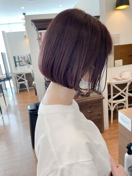 カヌレ 金沢文庫店 【金沢文庫】【韓国ヘア】ボブ/ピンクブラウン