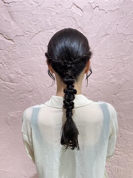 フェイス 石川町 (FACE) タイト編み下ろしアレンジ