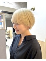 サンドエス 銀座(sand S)&nbsp;抜きっぱなしブリーチ大人可愛い20代30代40代似合わせカット