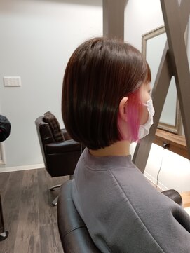 カノ(KANO) ボブ　インナーカラー