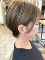 ヘアスタジオニコ(hair studio nico...) コンパクトなショートヘアと王道ベージュカラー◎