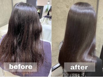 ヘアデザイン コレット ネオ 池袋(Hair Design Collet Neo)の写真/気になるダメージ毛もこだわり薬剤で美艶ヘアに☆【髪質改善カラー+トリートメント¥11000】[池袋/池袋東口]