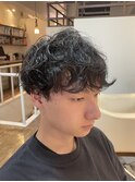 マッシュパーマ/ツイストスパイラル/波巻き/刈り上げ/アッシュ