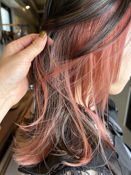 ソイリウム 下北沢(soi rium) インナーピンク_デザインカラー_ハイケアブリーチ_ダブルカラー