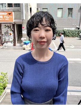 カフ(CAF) CAF FUKO ショートパーマ/ニュアンス/アッシュ/大阪/心斎橋