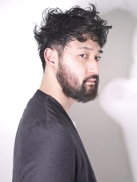 アッドバイケーツー 心斎橋(add by k-two Men's) 癖毛パーマ風×無造作スタイル★攻めたカジュアルヘア【担当カイ