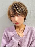 ショートボブ髪型30代40代50代前髪あり前髪なし面長丸顔【荒牧】