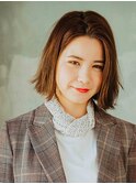 上品なクラシカルボブ20代/30代/40代/ハレマチ通り