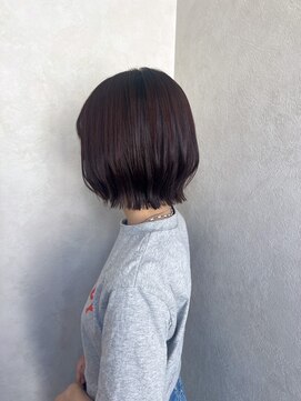 ネウィ 大分中央町店(newi) 【KOTOMI】@koto._.mi1　☆秋感たっぷり^^ブラウン×くびれボブ