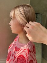 トゥコ(tuco) ボブ ブロンド ミルクティーベージュ ブリーチ