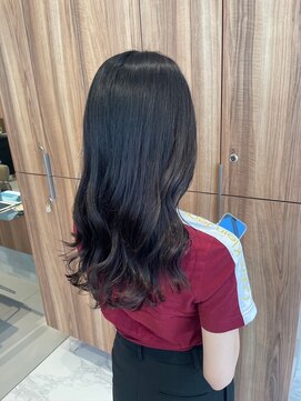 ガリカ 博多(Gallica) 【長まなみ】光に透けるやわらかな質感のダークグレージュ