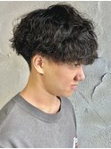 波巻きスパイラルパーマメンズパーマ波巻きパーマ群馬高崎パーマ