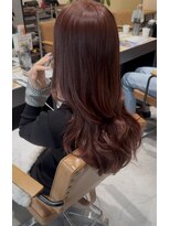 アリーズ(ALLYS) レイヤーカット×ワインレッドカラー♪