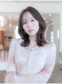韓国レイヤー顔周りカット透明感カラー髪質改善艶髪シースルー