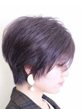 ニフティ(NIFTY) ハンサムショートダークパープルグレイ/熊本/上通